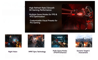 Fyniox27 Inch 4K 144Hz Monitor for MacBook Pro, Nano IPS Black ΔE≤1.5 99% DCI-P3, Thunderbolt 65W Type-C HDMI 2.1, 1ms FreeSync/G-Sync, Height Adjustable Pivot,,VESA Mountable